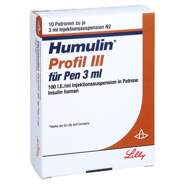 HUMULIN Profil III f.Pen Injektionssuspension 10X3 ml