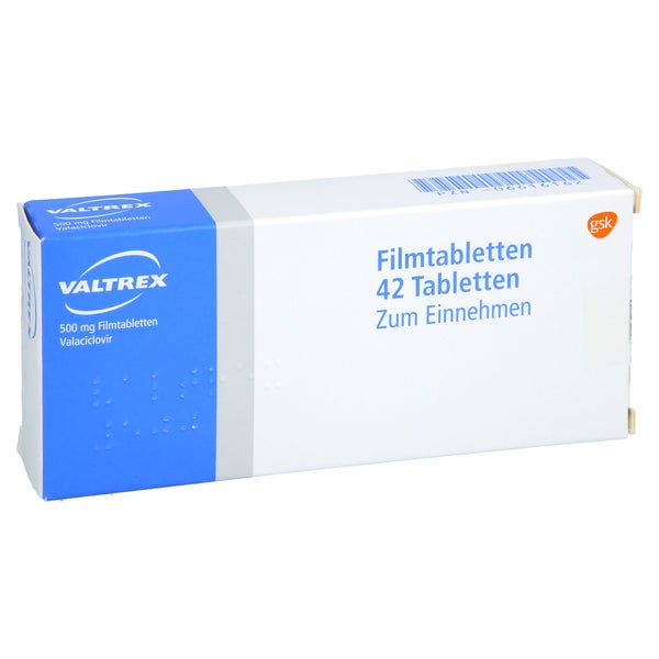 Valtrex 500 mg Filmtabletten 42 St
