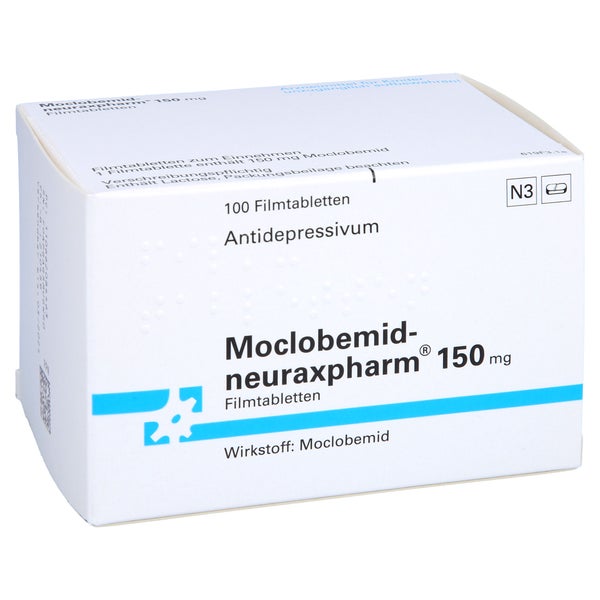 MOCLOBEMID-neuraxpharm 150 mg Filmtabletten 100 St