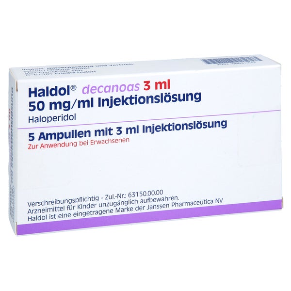 Haldol Decanoas Inj.-lösung i.e.Amp. 5X3 ml