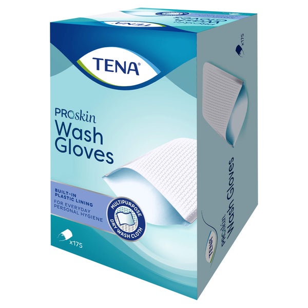 TENA WASH Glove with plastic Lining 1050 St