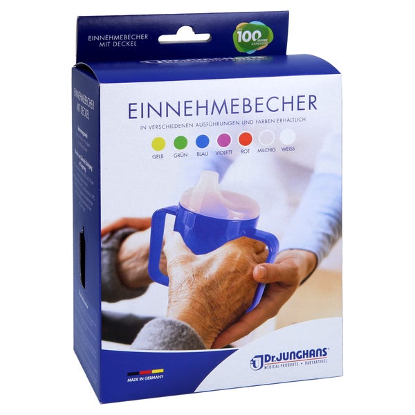 Einnehmebecher M.deckel U.mundansatz wei 1 St
