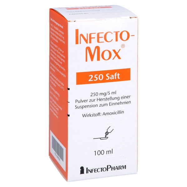 INFECTOMOX 250 Saft Pulver z.Herst.e.Susp.z.Einn. 100 ml