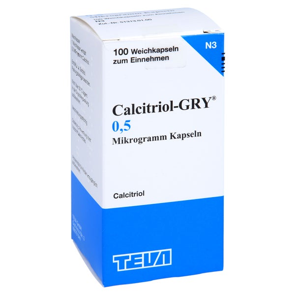Calcitriol GRY 0,5 Mikrogramm Kapseln 100 St