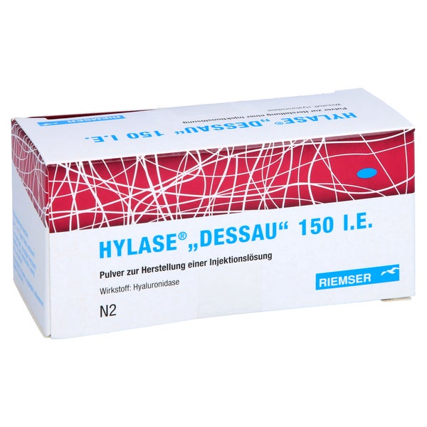 HYLASE Dessau 150 I.E. Pulver z.Herst.e.Inj.-Lsg. 10 St