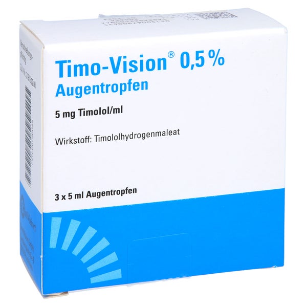 Timo-vision 0,5% Augentropfen 3X5 ml