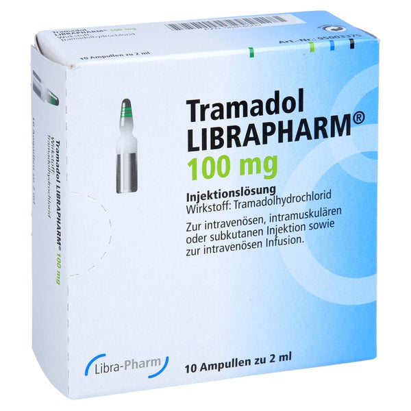 TRAMADOL LIBRAPHARM 100 mg Injekt.-/Infus.-Lsg. 10 St