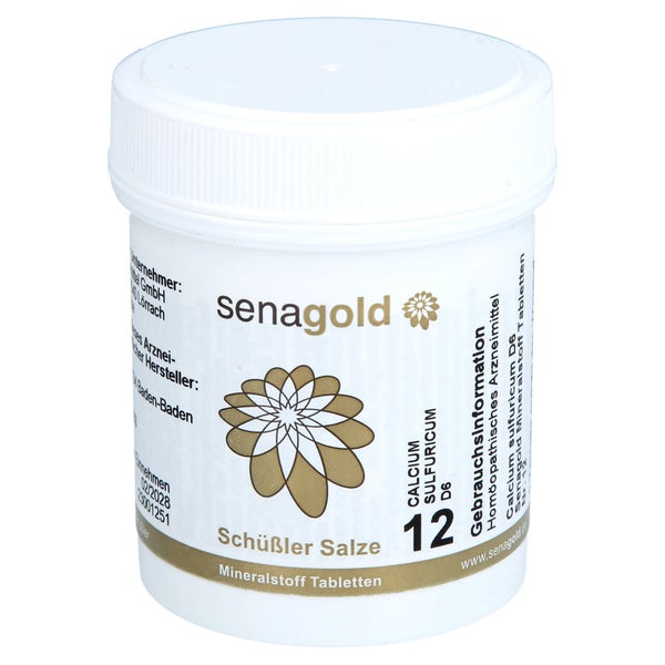 Biochemie Senagold 12 Calcium sulfuricum 400 St