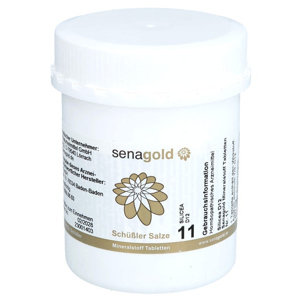Biochemie Senagold 11 Silicea D 12 Table 1000 St