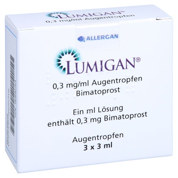 Lumigan 0,3 Mg/ml Augentropfen 3X3 ml