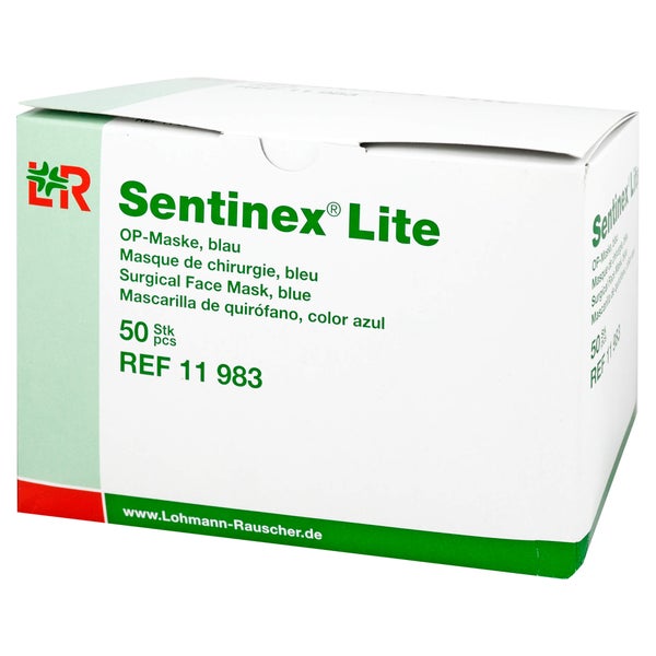 Sentinex lite Gesichtsmaske blau 50 St