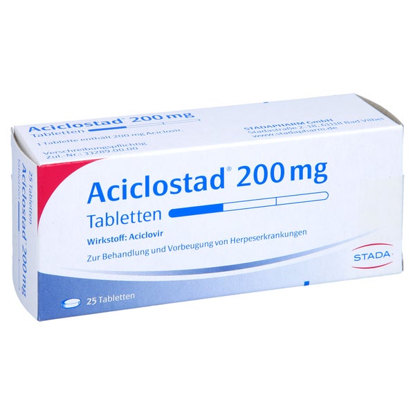 Aciclostad 200 mg Tabletten 25 St