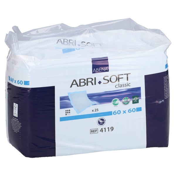 ABRI Soft Krankenunterlage 60x60 cm 25 St