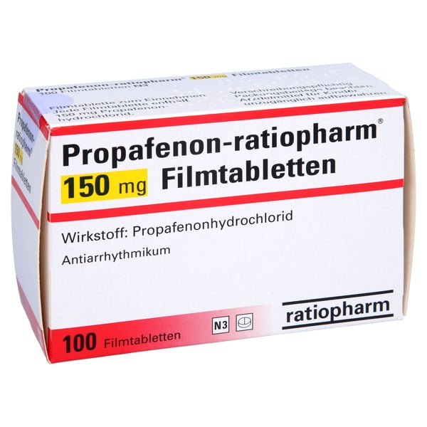 PROPAFENON-ratiopharm 150 mg Filmtabletten 100 St