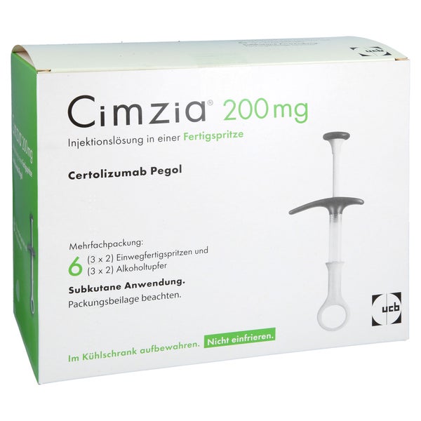 CIMZIA 200 mg Inj.-Lsg.i.e.Fertigspritze 3X2 St
