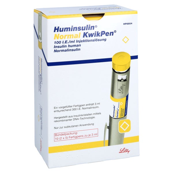 HUMINSULIN Normal KwikPen Injektionslösung 10 St