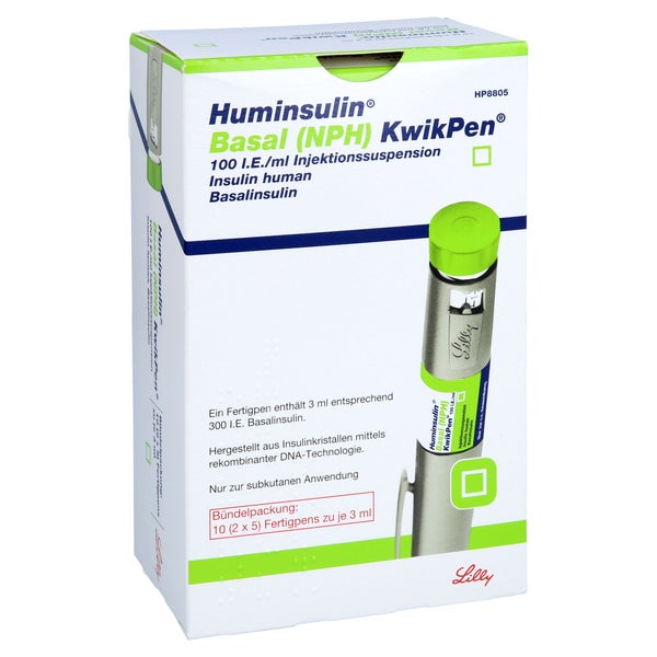 HUMINSULIN Basal NPH KwikPen Injektionssuspension 10 St