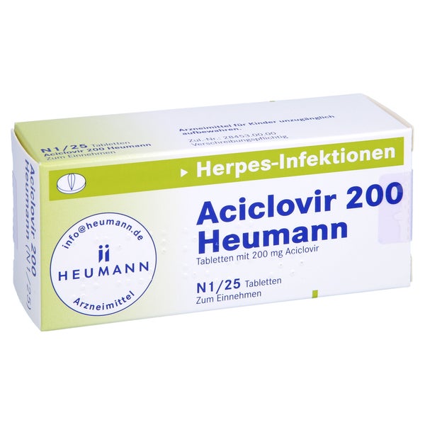 Aciclovir 200 Heumann Tabletten 25 St