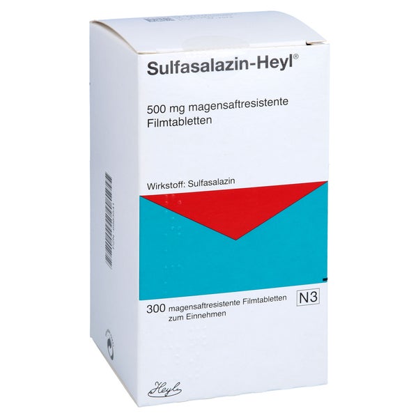 SULFASALAZIN-Heyl magensaftres.Filmtabletten 300 St