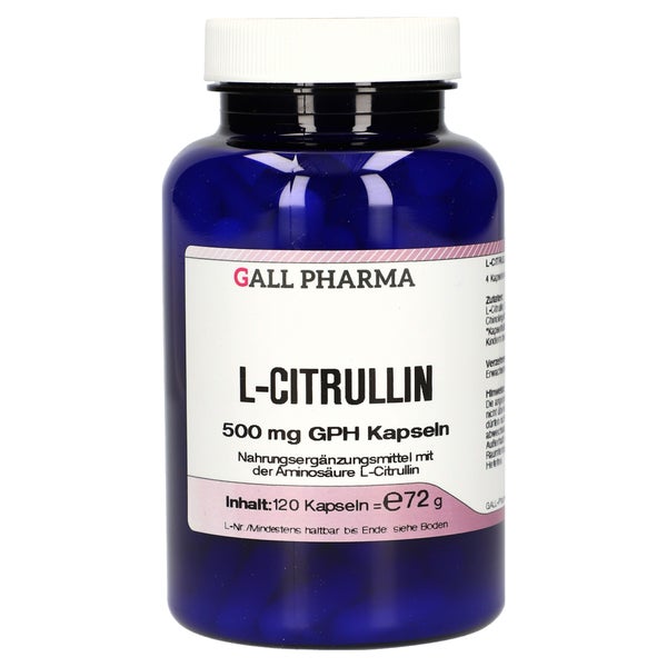 L-citrullin 500 mg GPH Kapseln 120 St