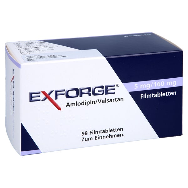 Exforge 5 Mg/160 mg Filmtabletten 98 St