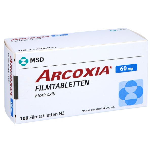 Arcoxia 60 mg Filmtabletten 100 St