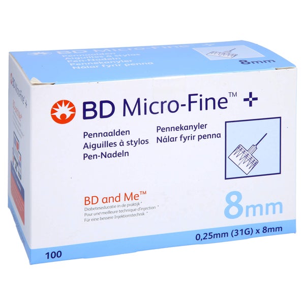 BD Micro-fine+ Pen-nadeln 0,25x8 mm 31 G 100 St