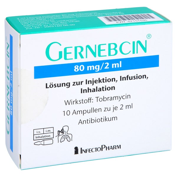 GERNEBCIN 80 mg/2 ml Lsg.z.Inj./Inf./Inhalation 10X2 ml