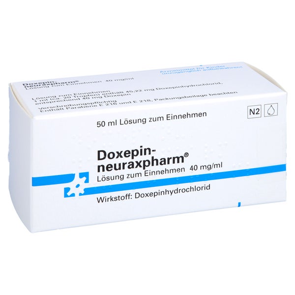 DOXEPIN-neuraxpharm 40 mg/ml Lösung z.Einnehmen 50 ml