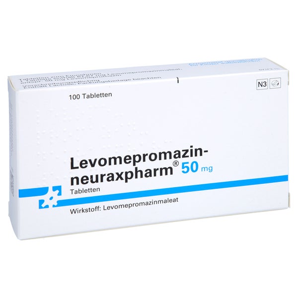 LEVOMEPROMAZIN-neuraxpharm 50 mg Tabletten 100 St