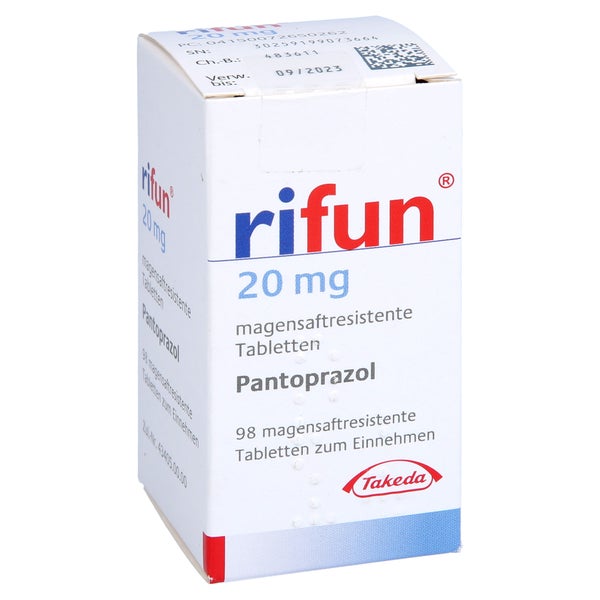 RIFUN 20 mg magensaftresistente Tabletten 98 St