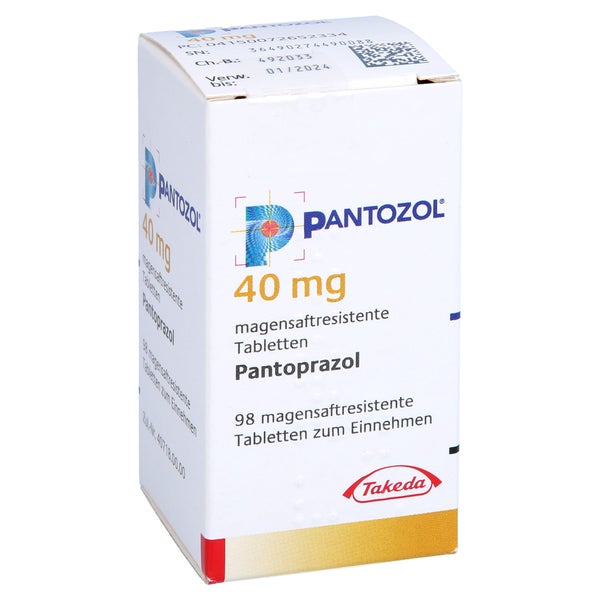 PANTOZOL 40 mg magensaftresistente Tabletten 98 St