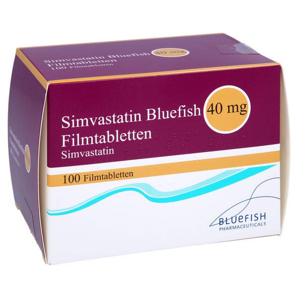 SIMVASTATIN Bluefish 40 mg Filmtabletten 100 St