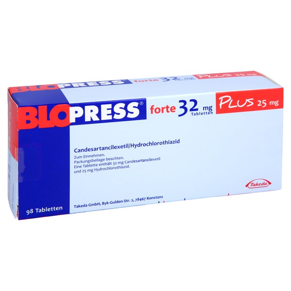 BLOPRESS forte 32 mg Plus 25 mg Tabletten 98 St