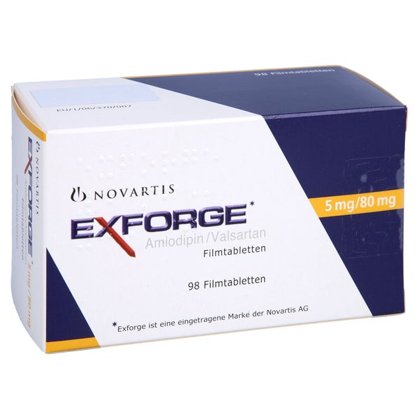 Exforge 5 Mg/80 mg Filmtabletten 98 St