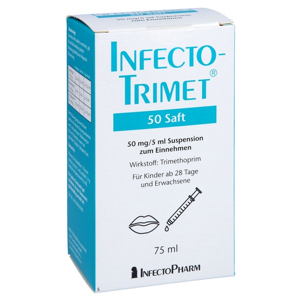 INFECTOTRIMET 50 Saft Suspension zum Einnehmen 75 ml