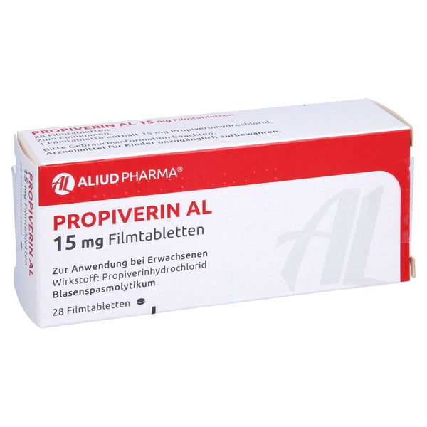 Propiverin AL 15 mg Filmtabletten 28 St