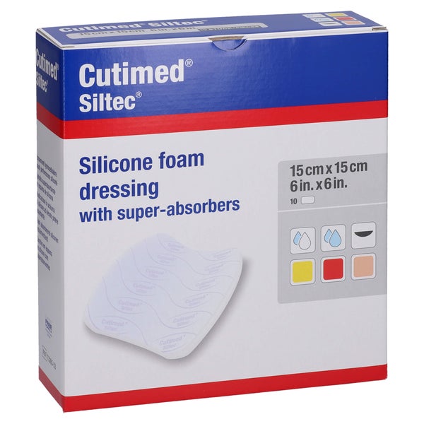 Cutimed Siltec Schaumverb.15x15 cm nicht 12 St