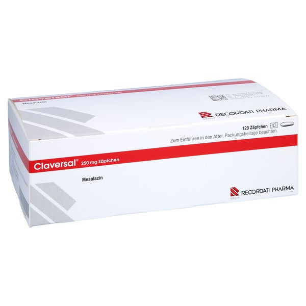 Claversal 250 mg Zäpfchen 120 St