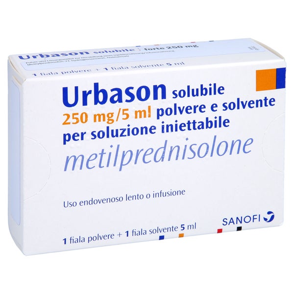 URBASON solubile forte 250 mg P.u.LM H.Inj/Inf.L. 1X5 ml