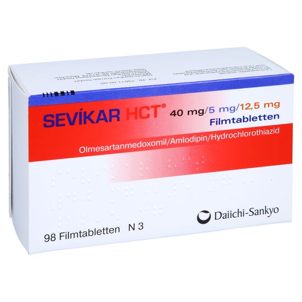 SEVIKAR HCT 40 mg/5 mg/12,5 mg Filmtabletten 98 St