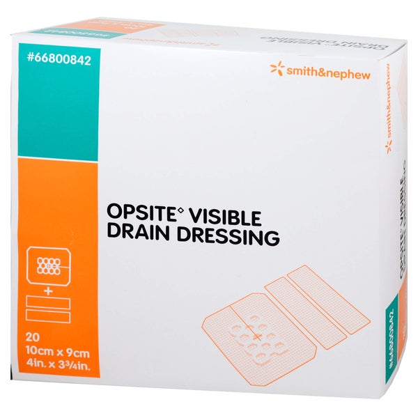 Opsite Visible Drainageverband 9x10 cm 20 St