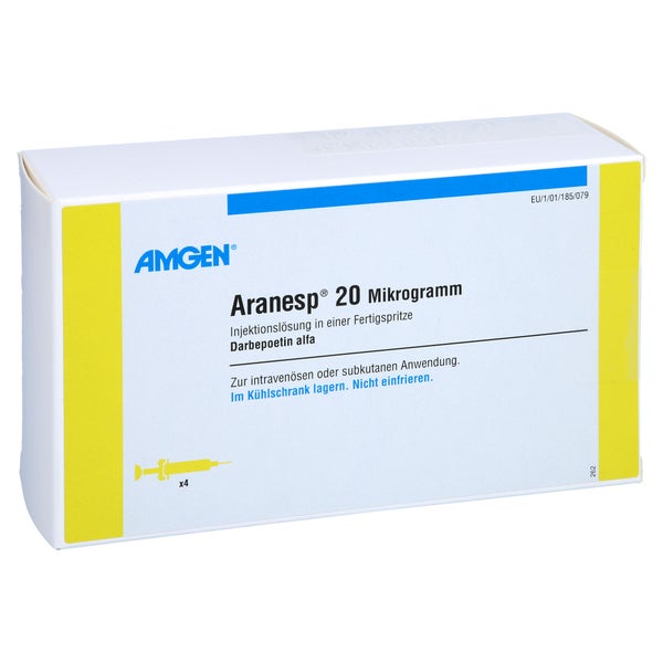 ARANESP 20 µg Inj.-Lsg.i.e.Fert.S.autom.Nadels. 4 St