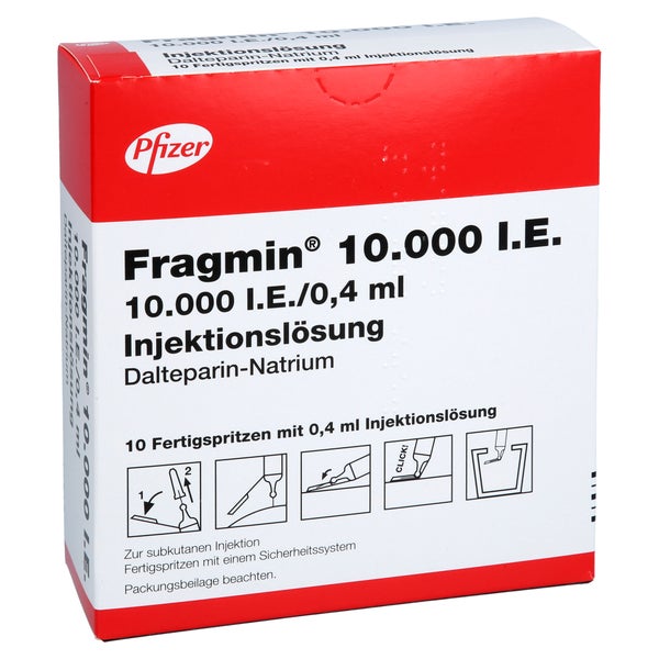 FRAGMIN 10.000 I.E. Inj.-Lsg.i.e.FS.m.Sich-Sys. 10 St