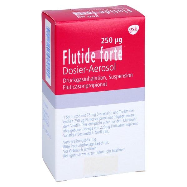 Flutide Forte 250 µg Dos.-Aeros.120 Hub 1 St