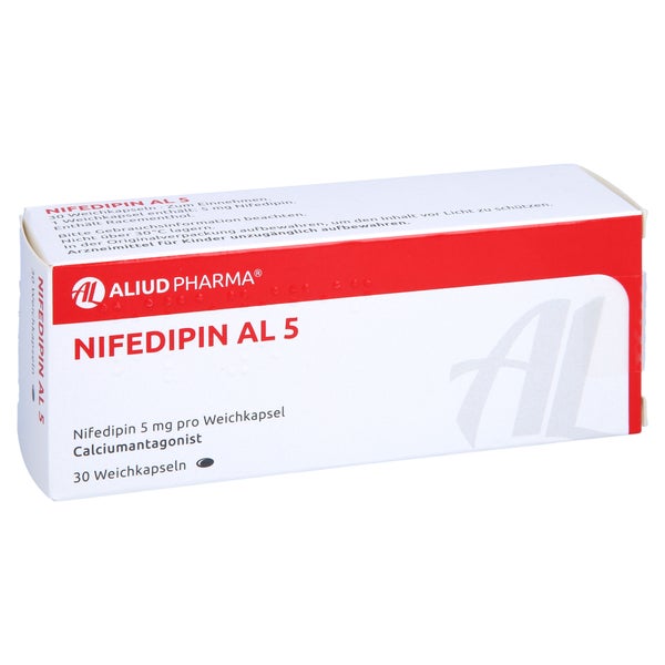 Nifedipin AL 5 Weichkapseln 30 St