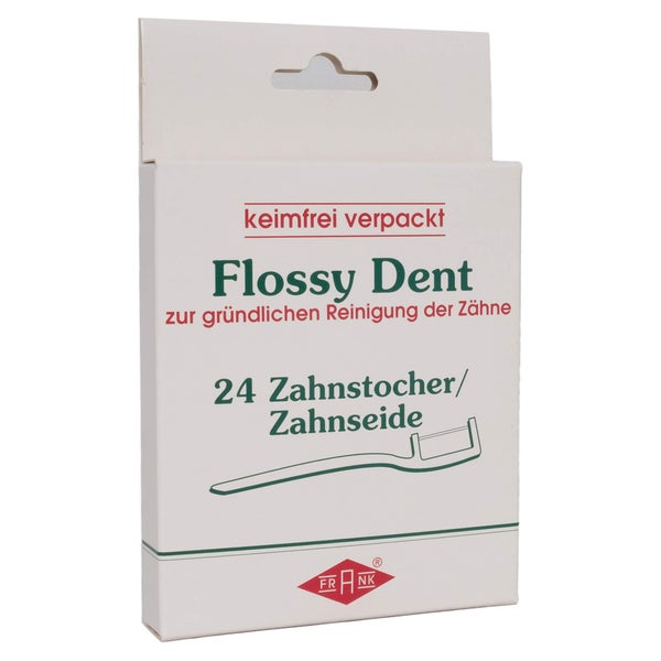 Flossy DENT Zahnseide/zahnstocher 24 St
