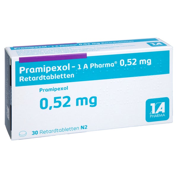 PRAMIPEXOL-1A Pharma 0,52 mg Retardtabletten 30 St