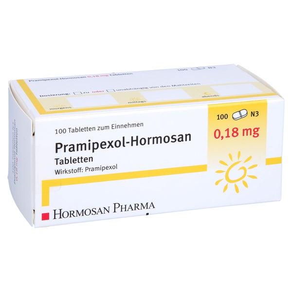 Pramipexol Hormosan 0,18 mg Tabletten 100 St