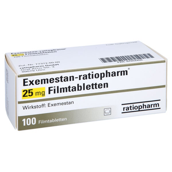 EXEMESTAN-ratiopharm 25 mg Filmtabletten 100 St